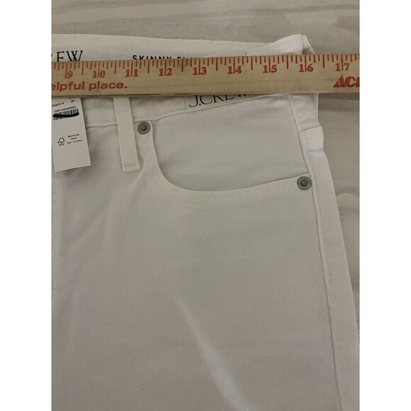 J.Crew Skinny flare jean in white wash New Size 30 - Picture 8 of 9